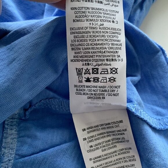 Mini Boden Girl Blue Shirred Holiday Dress 5-6 Years - Picture 4 of 8